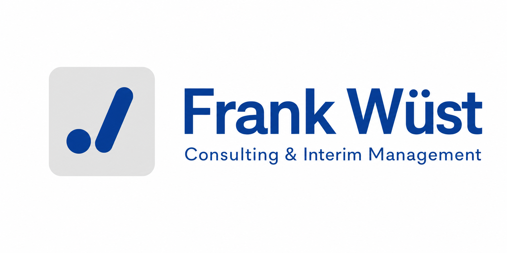 Frank Wüst - Consulting & Interim Management Logo